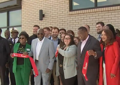 Chik-fil-a ribbon cutting 111th & Corliss Chicago, IL